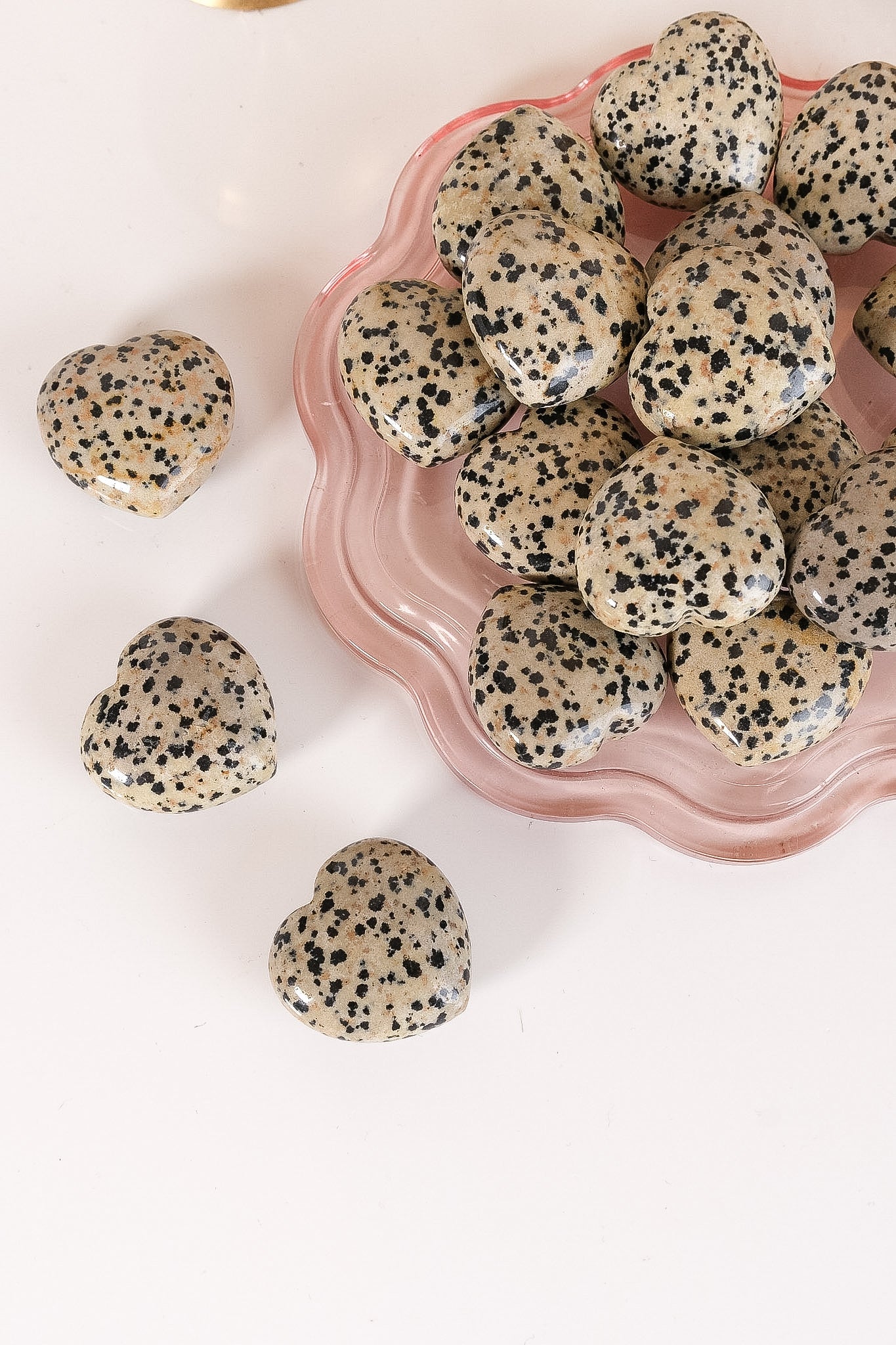 Dalmatian Jasper Small Heart