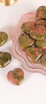 Unakite Small Heart