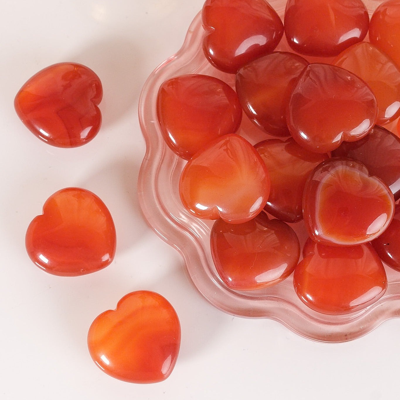 Carnelian Agate Small Heart