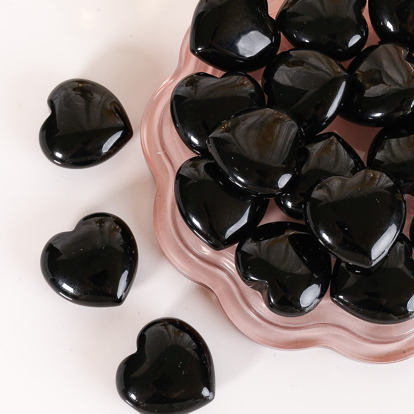 Black Obsidian Small Heart