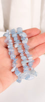 Aquamarine Chip Bracelet