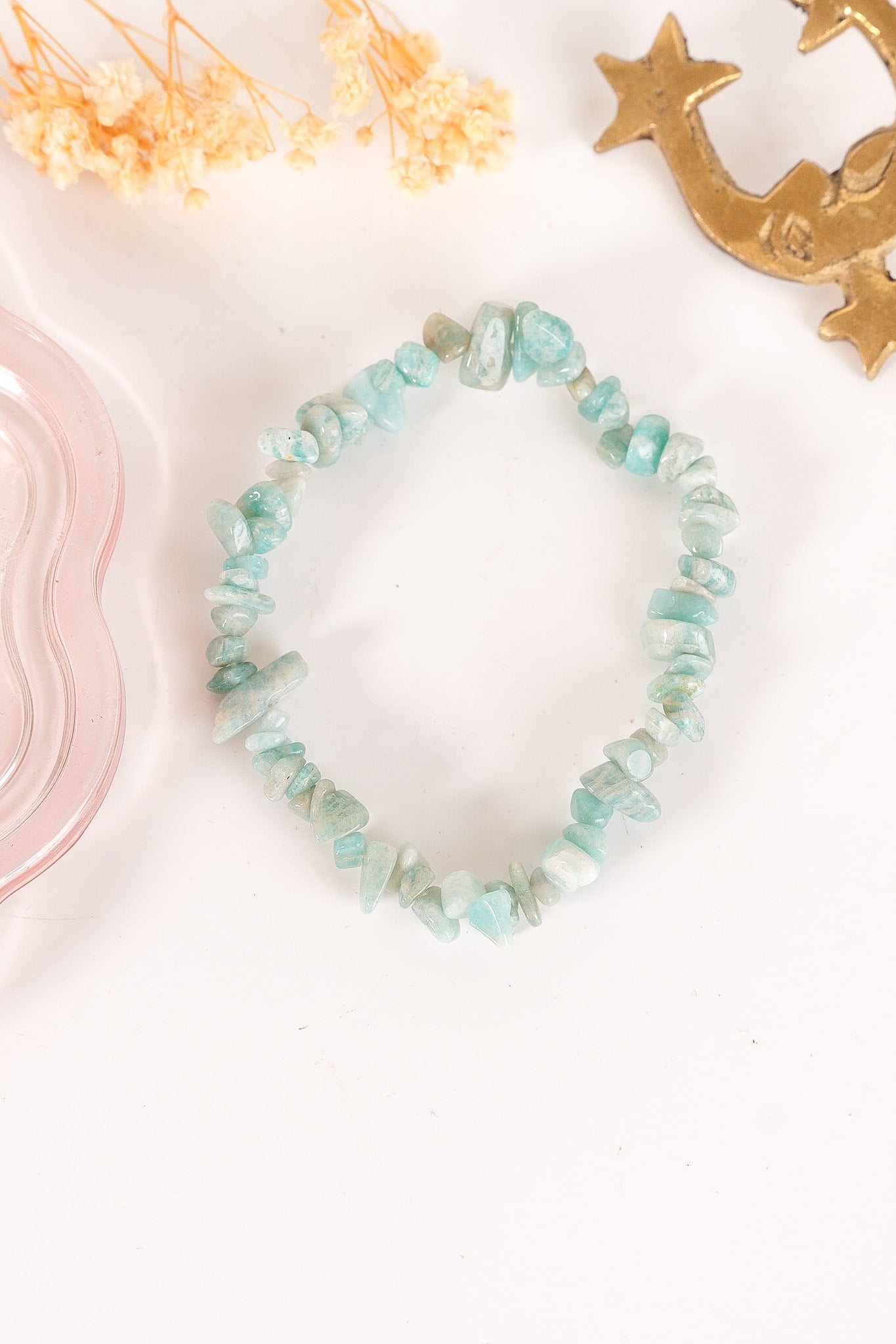 Amazonite Chip Bracelet
