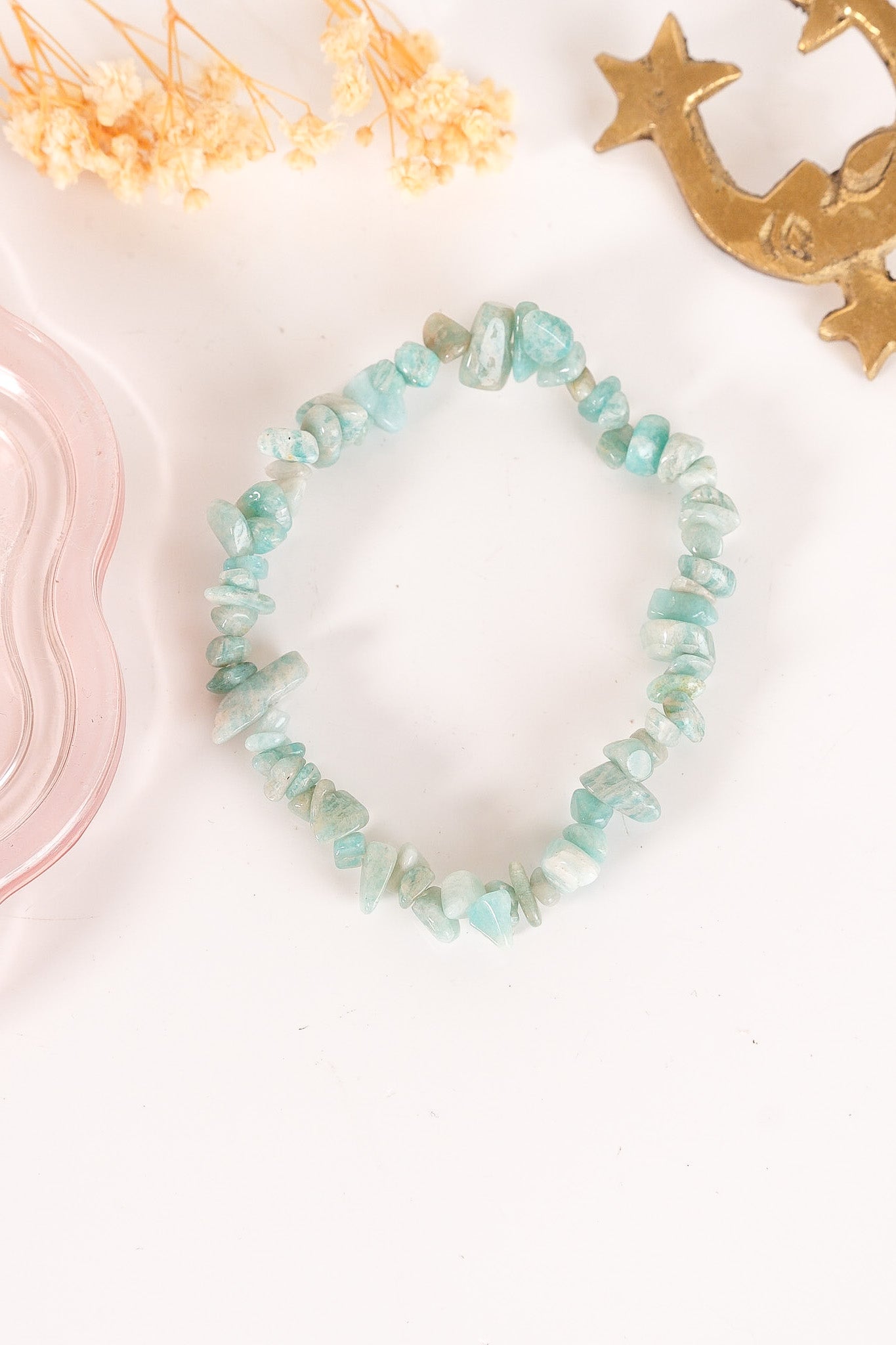 Amazonite Chip Bracelet