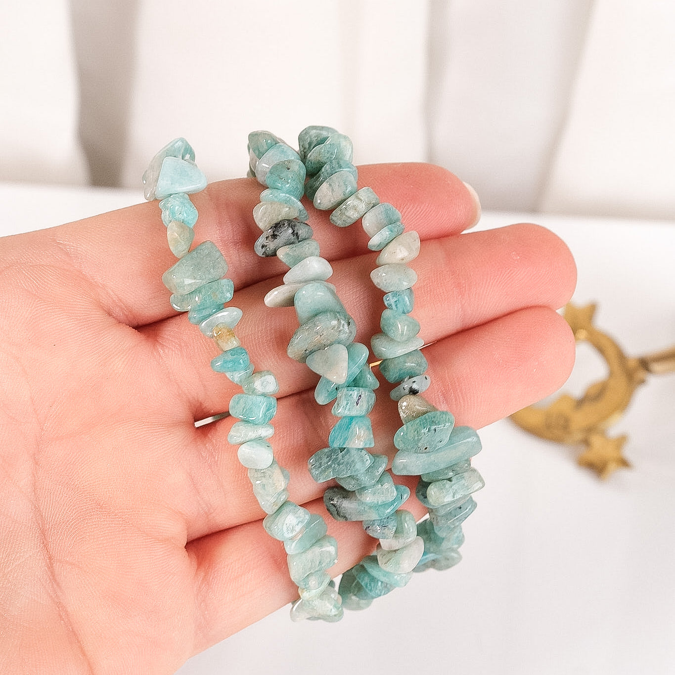 Amazonite Chip Bracelet