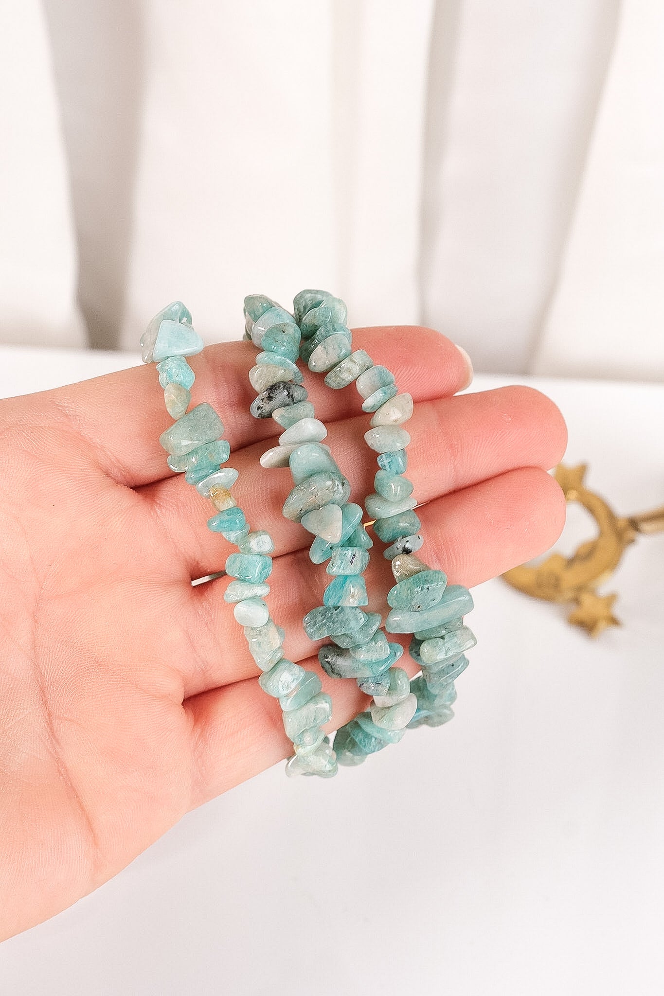 Amazonite Chip Bracelet
