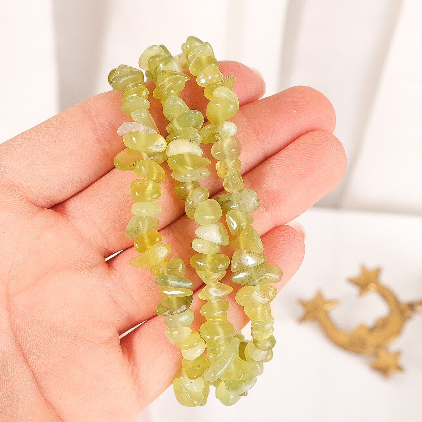 Jade Chip Bracelet