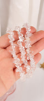 Clear Quartz Chip Bracelet