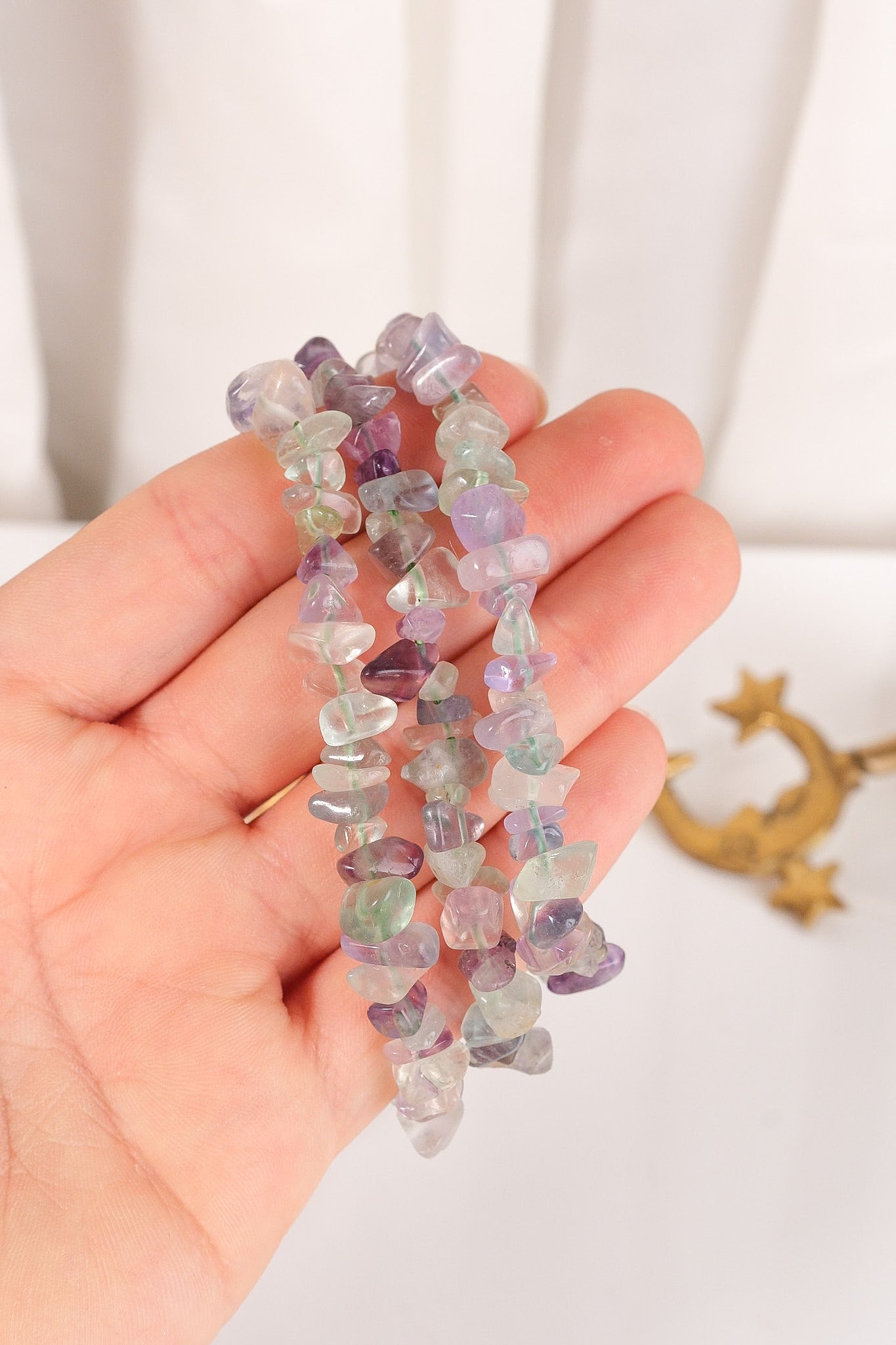 Fluorite Chip Bracelet