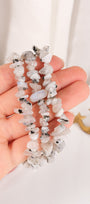 Rainbow Moonstone Chip Bracelet