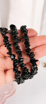 Black Obsidian Chip Bracelet