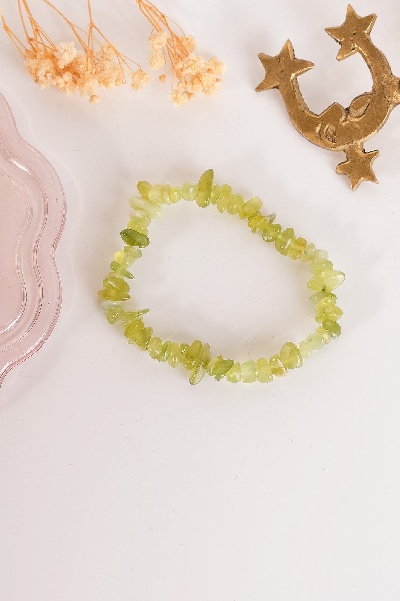 Jade Chip Bracelet