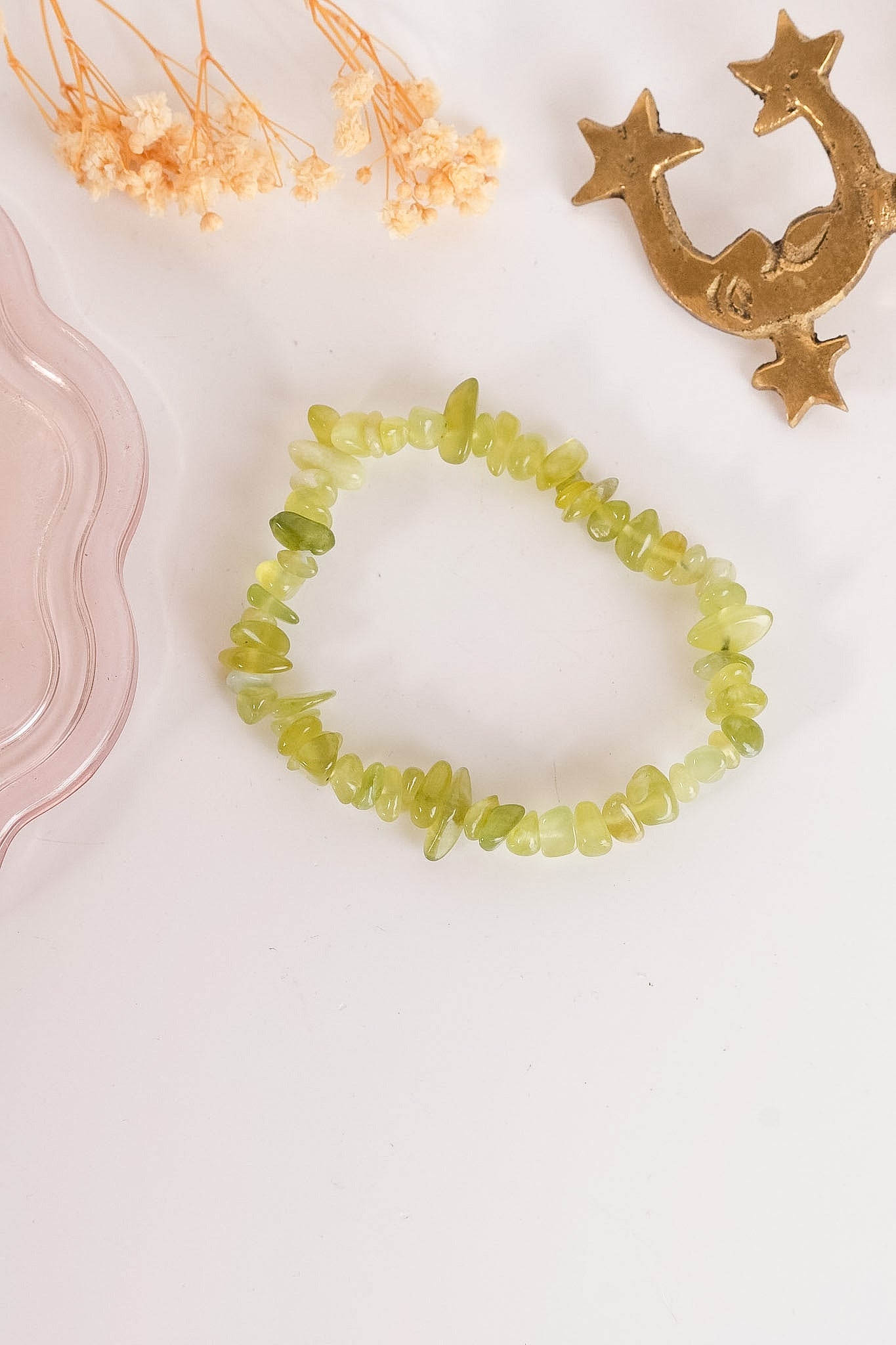 Jade Chip Bracelet