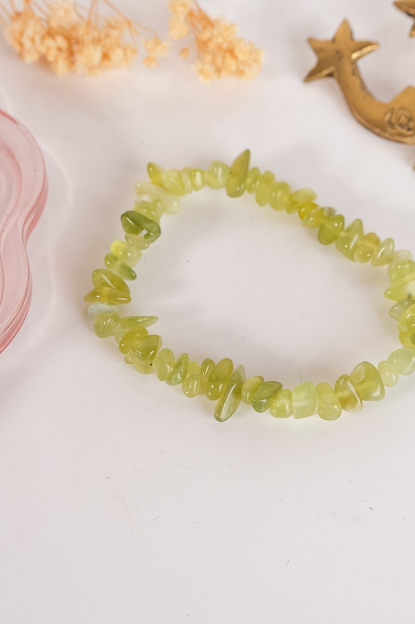 Jade Chip Bracelet