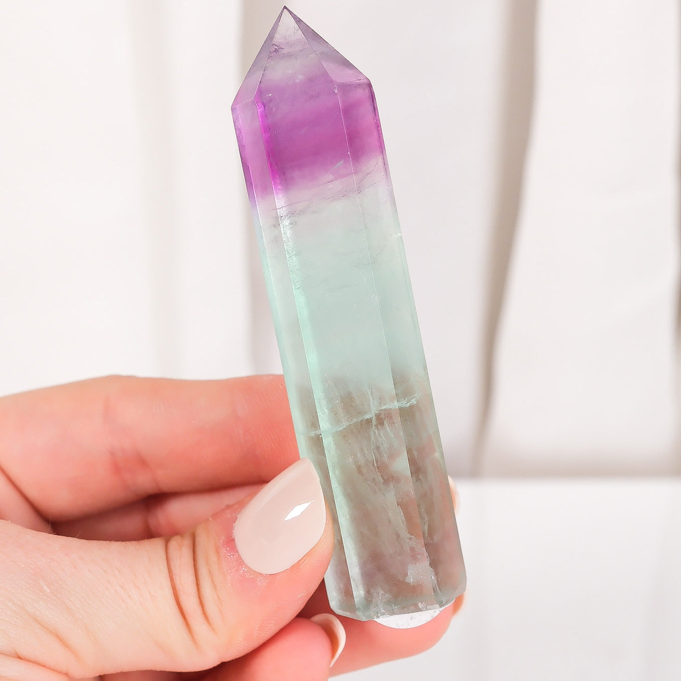 Watermelon Fluorite Tower