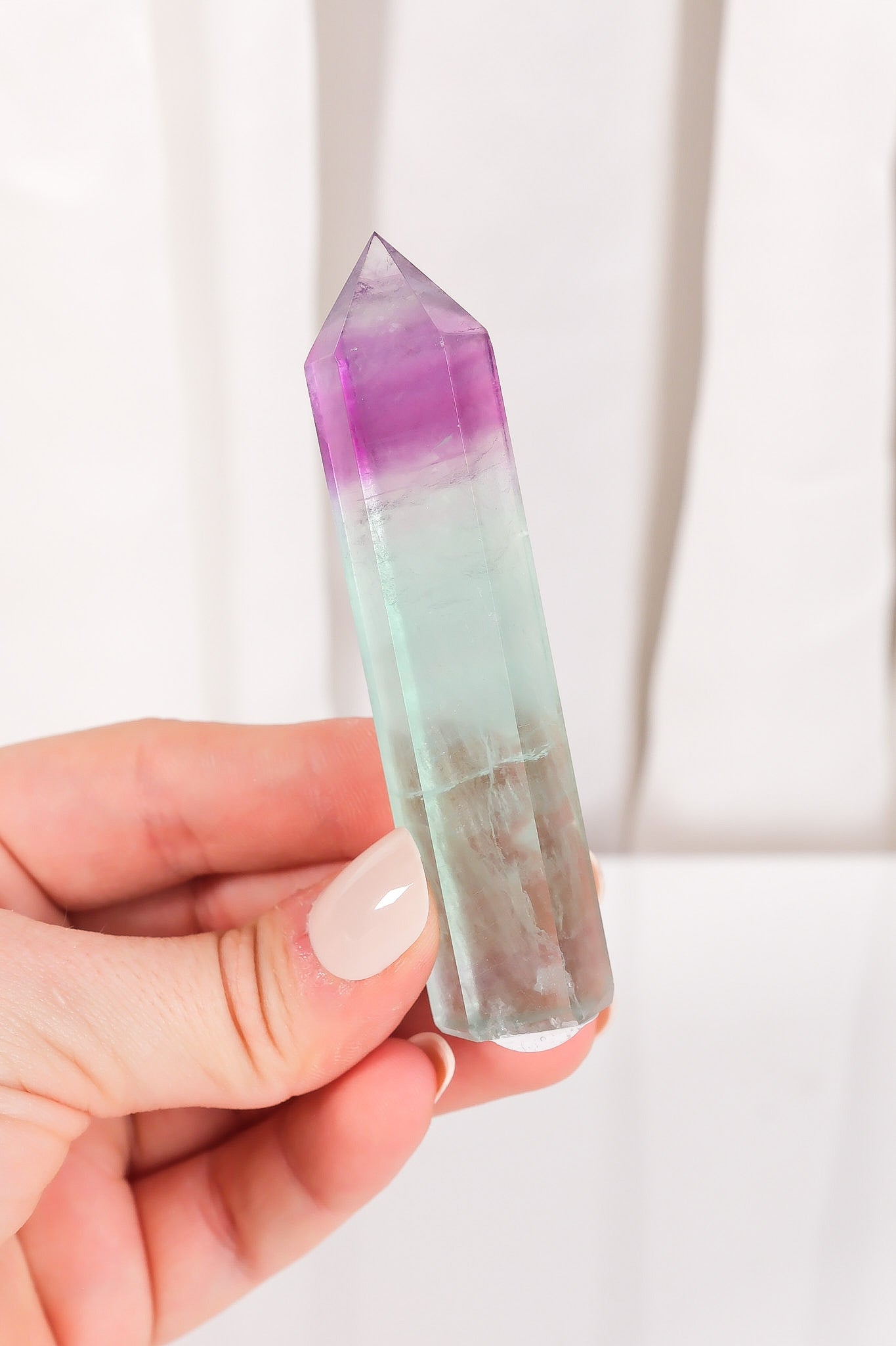 Watermelon Fluorite Tower