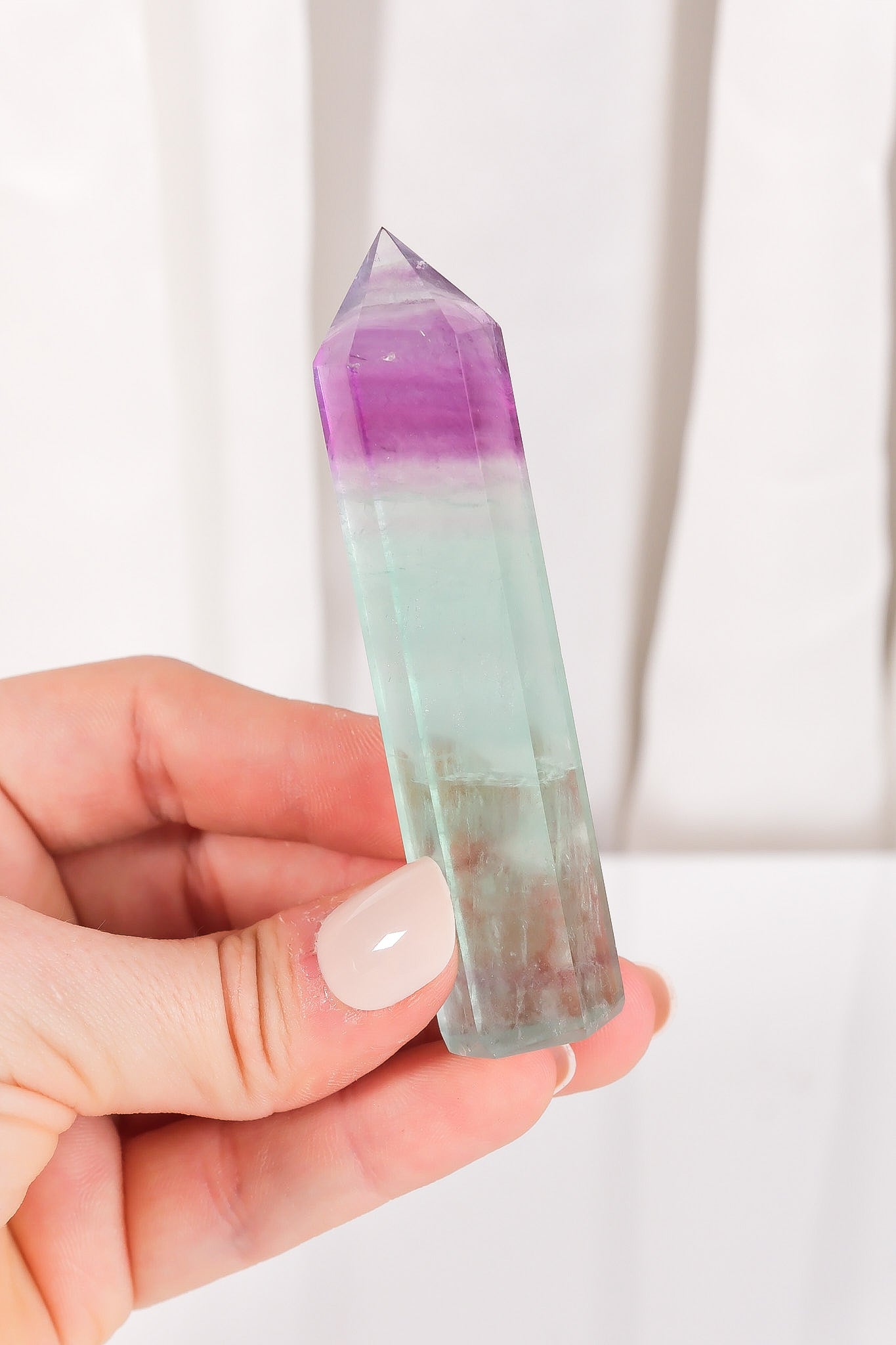 Watermelon Fluorite Tower