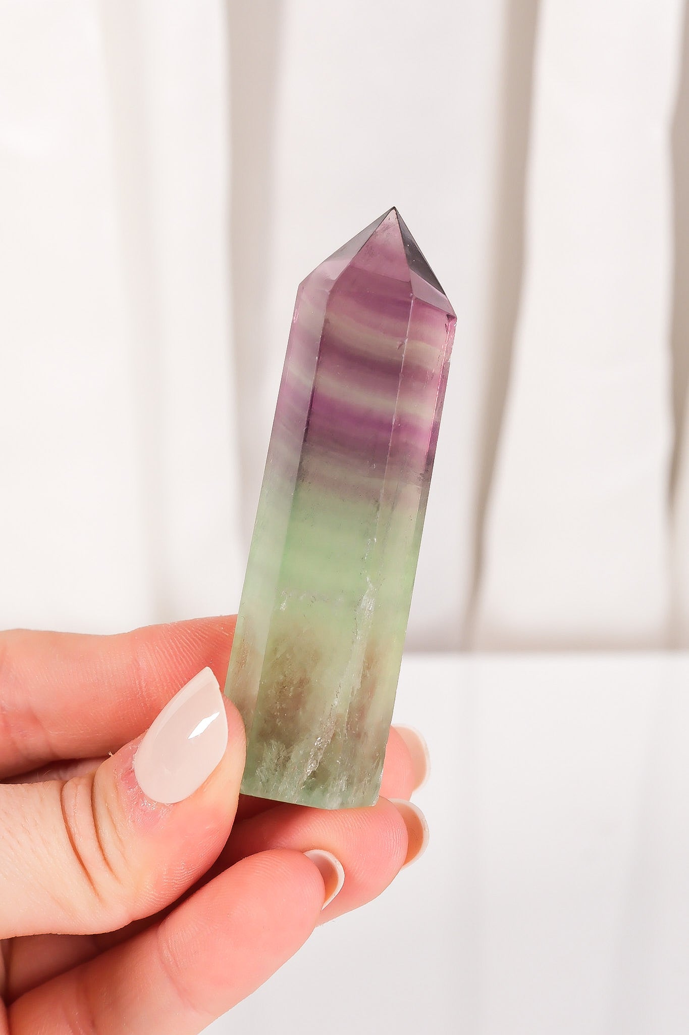 Watermelon Fluorite Tower
