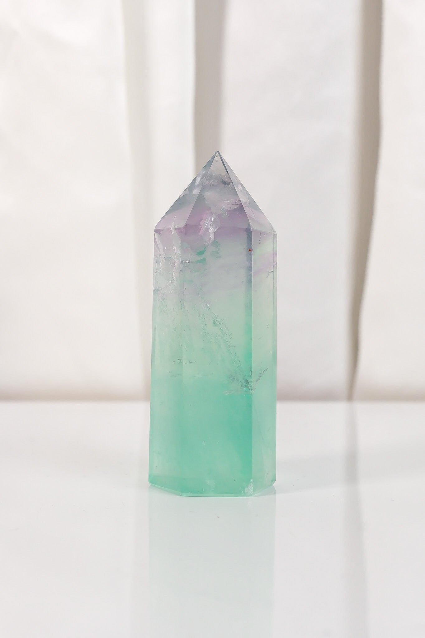 Watermelon Fluorite Tower