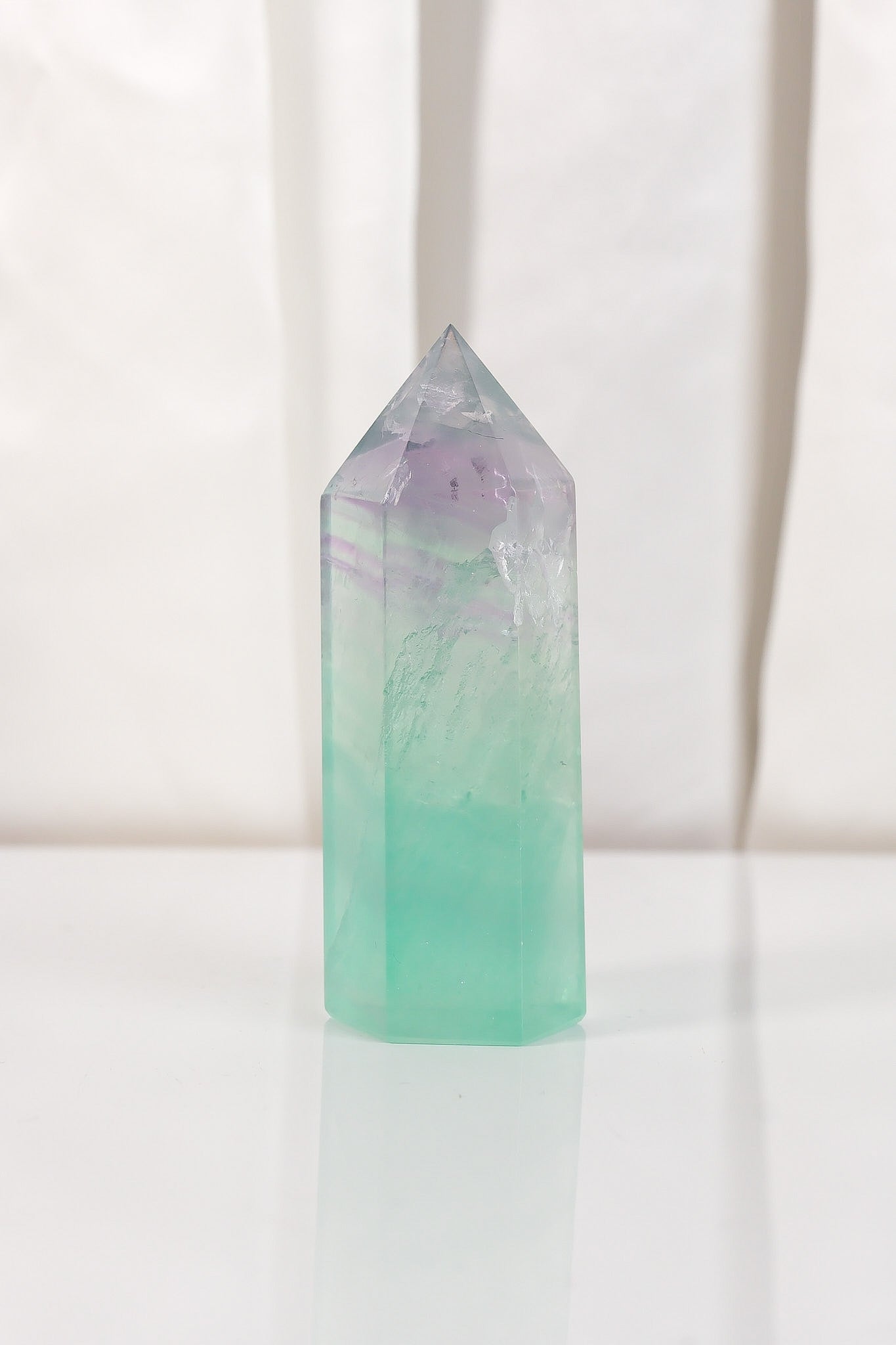 Watermelon Fluorite Tower