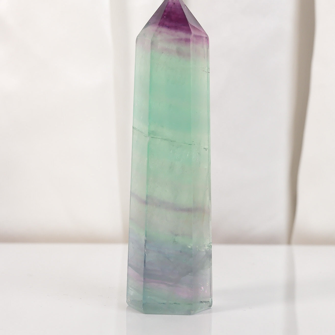 Watermelon Fluorite Tower