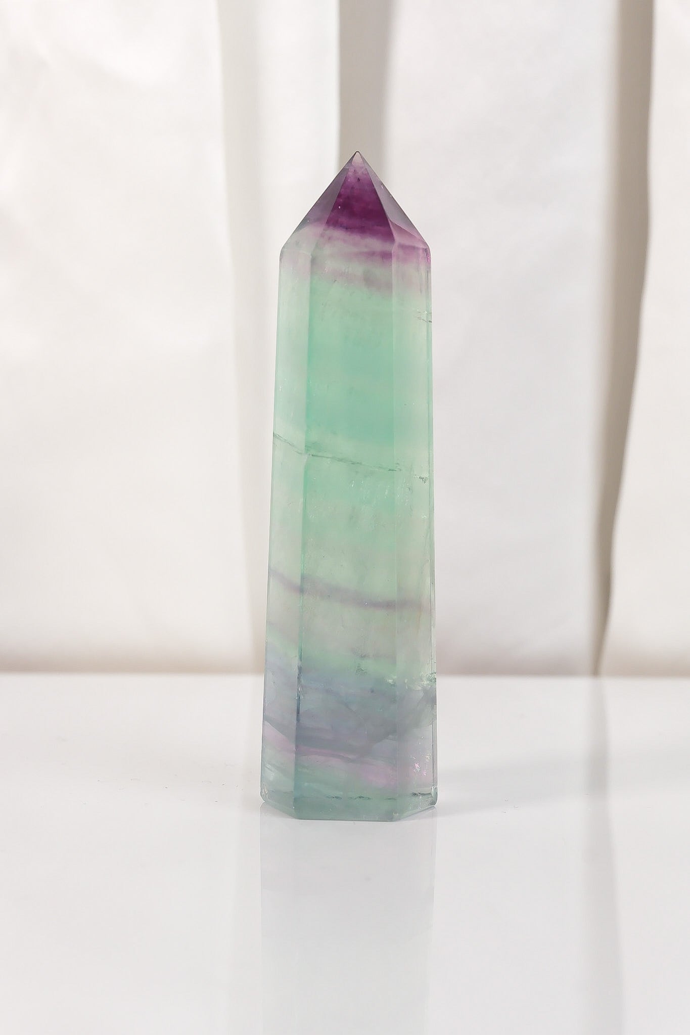 Watermelon Fluorite Tower