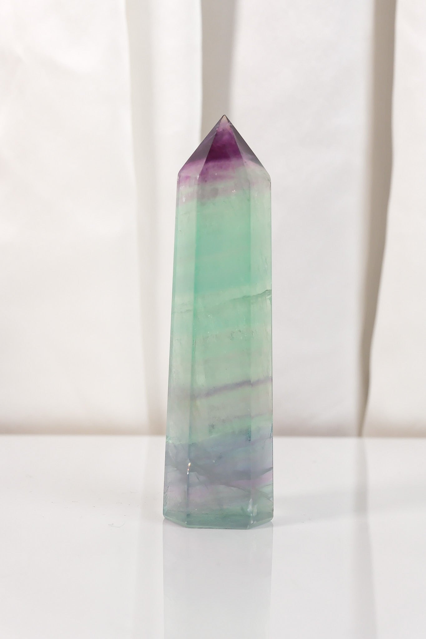 Watermelon Fluorite Tower