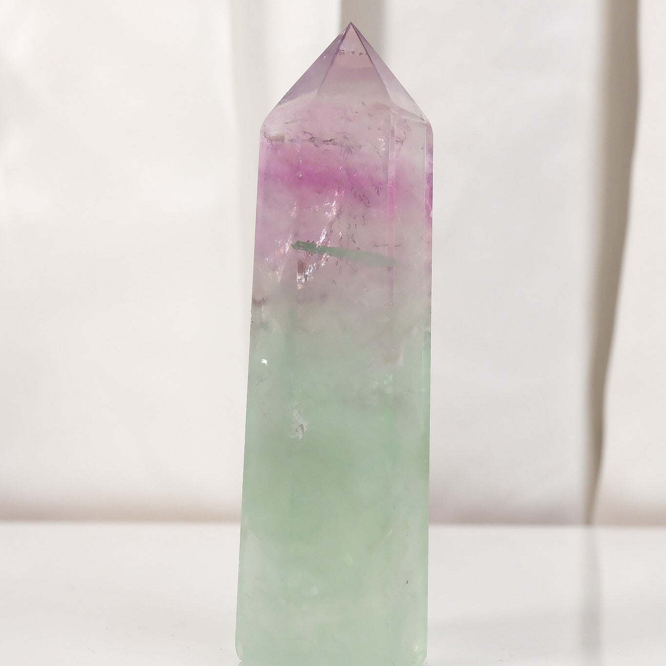 Watermelon Fluorite Tower