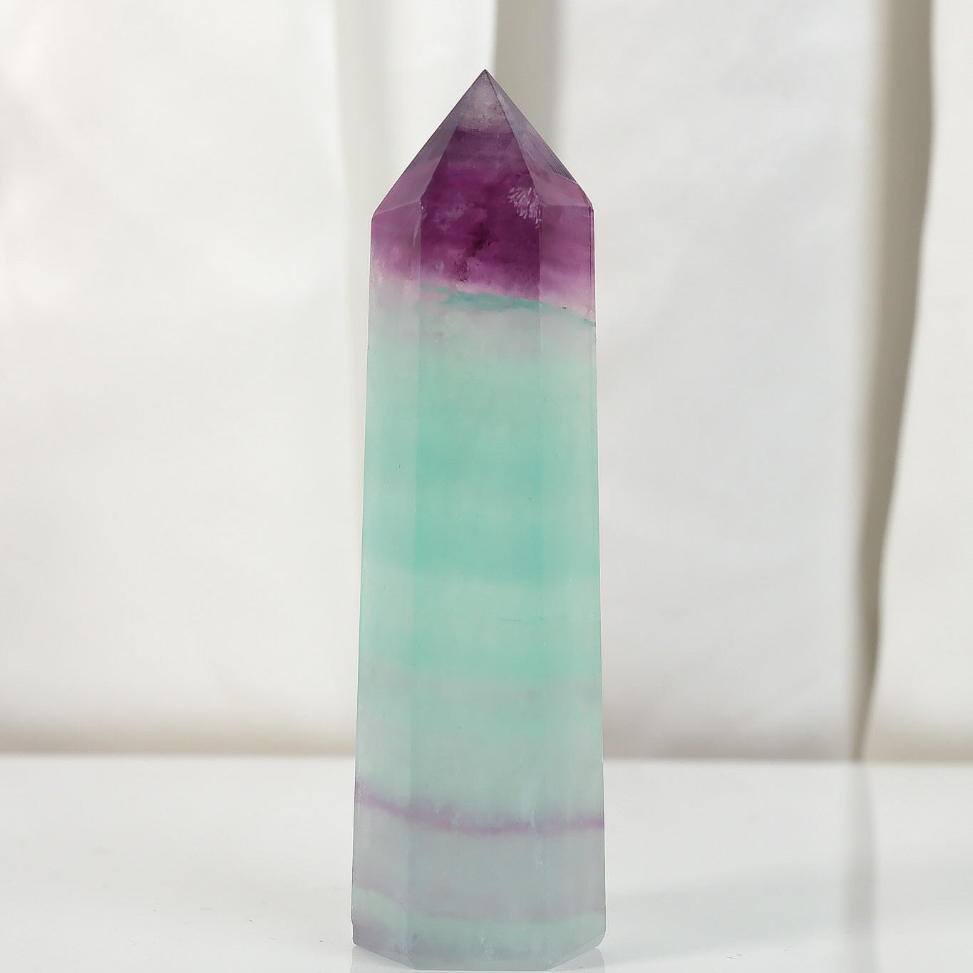 Watermelon Fluorite Tower