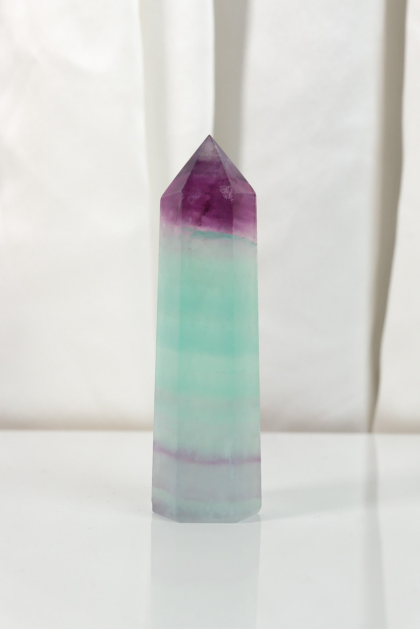 Watermelon Fluorite Tower