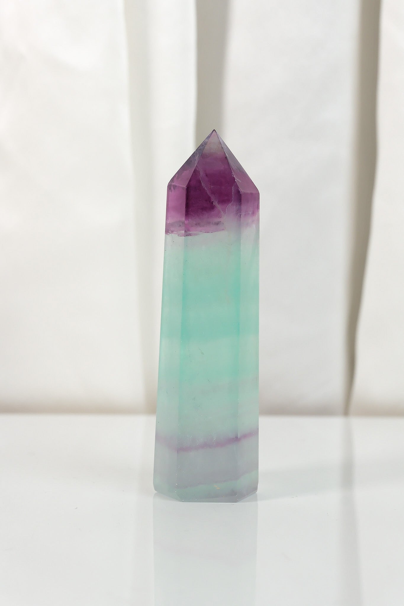 Watermelon Fluorite Tower