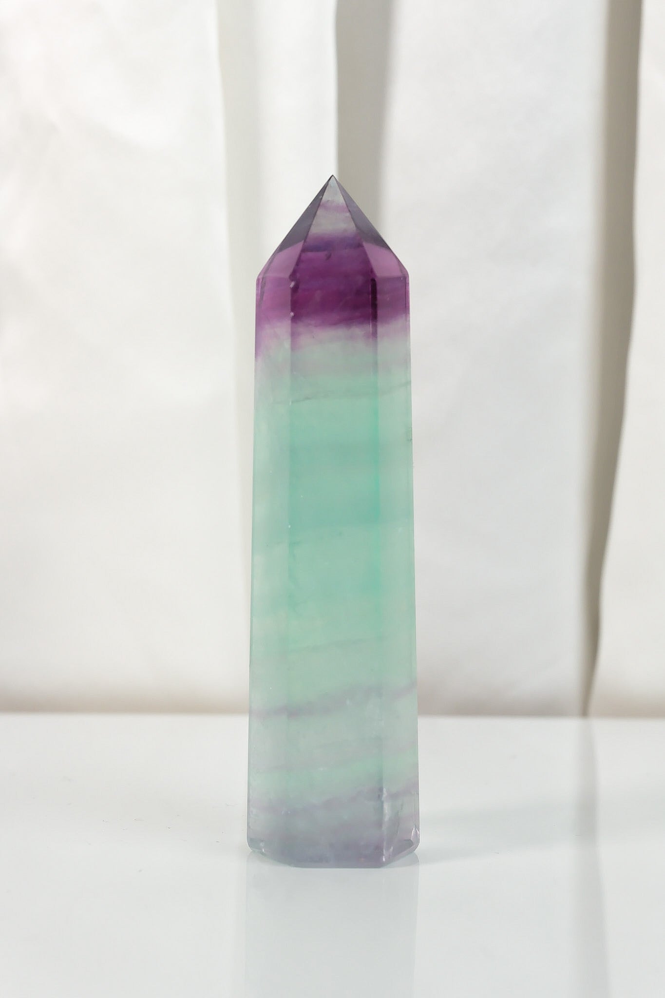 Watermelon Fluorite Tower