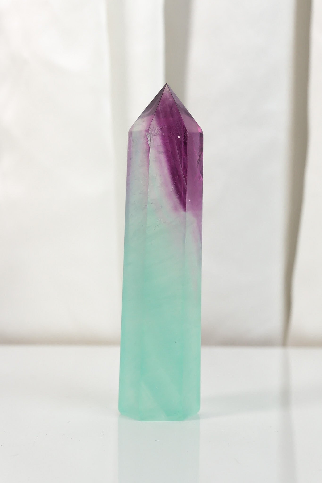Watermelon Fluorite Tower