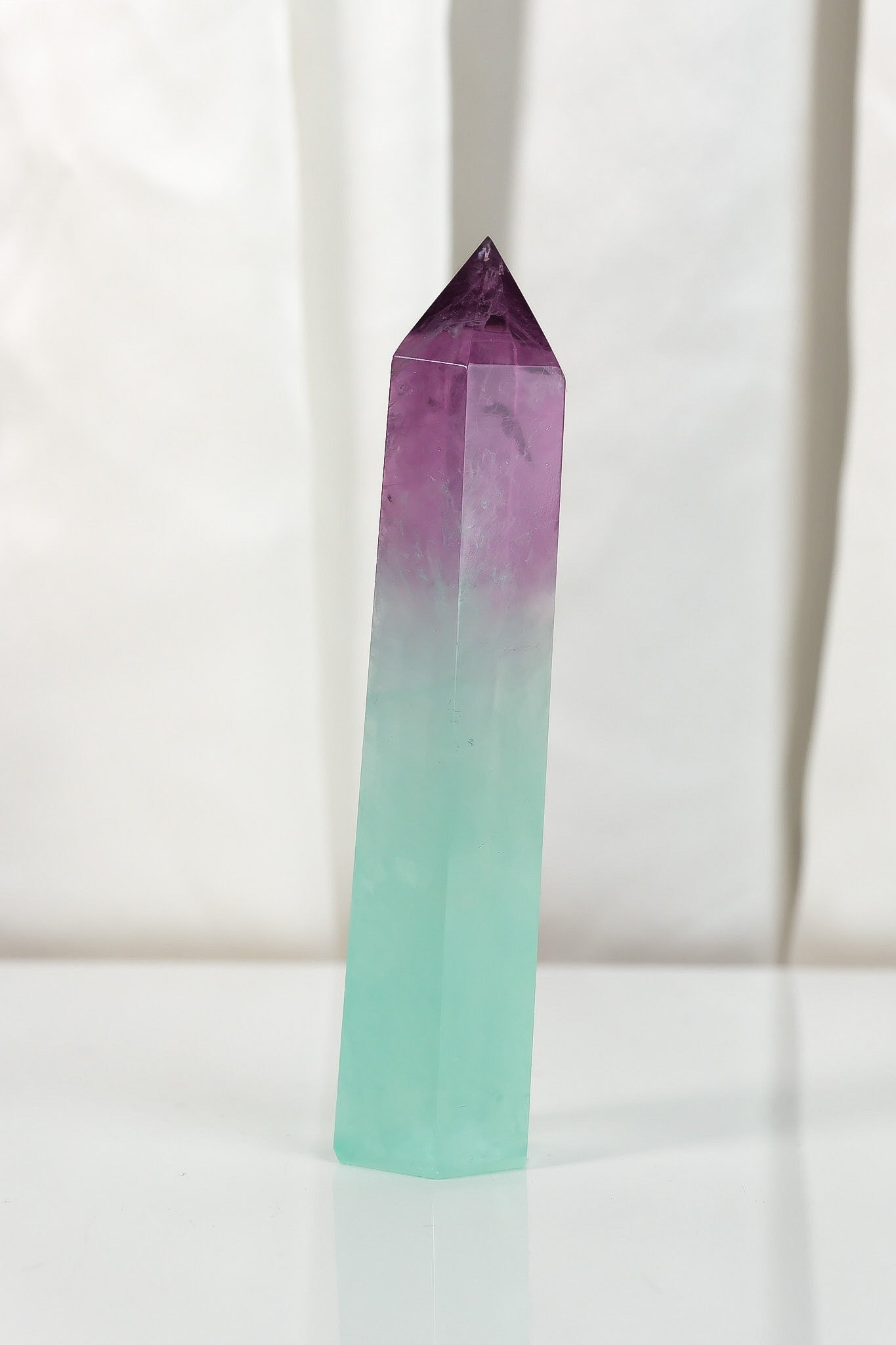 Watermelon Fluorite Tower