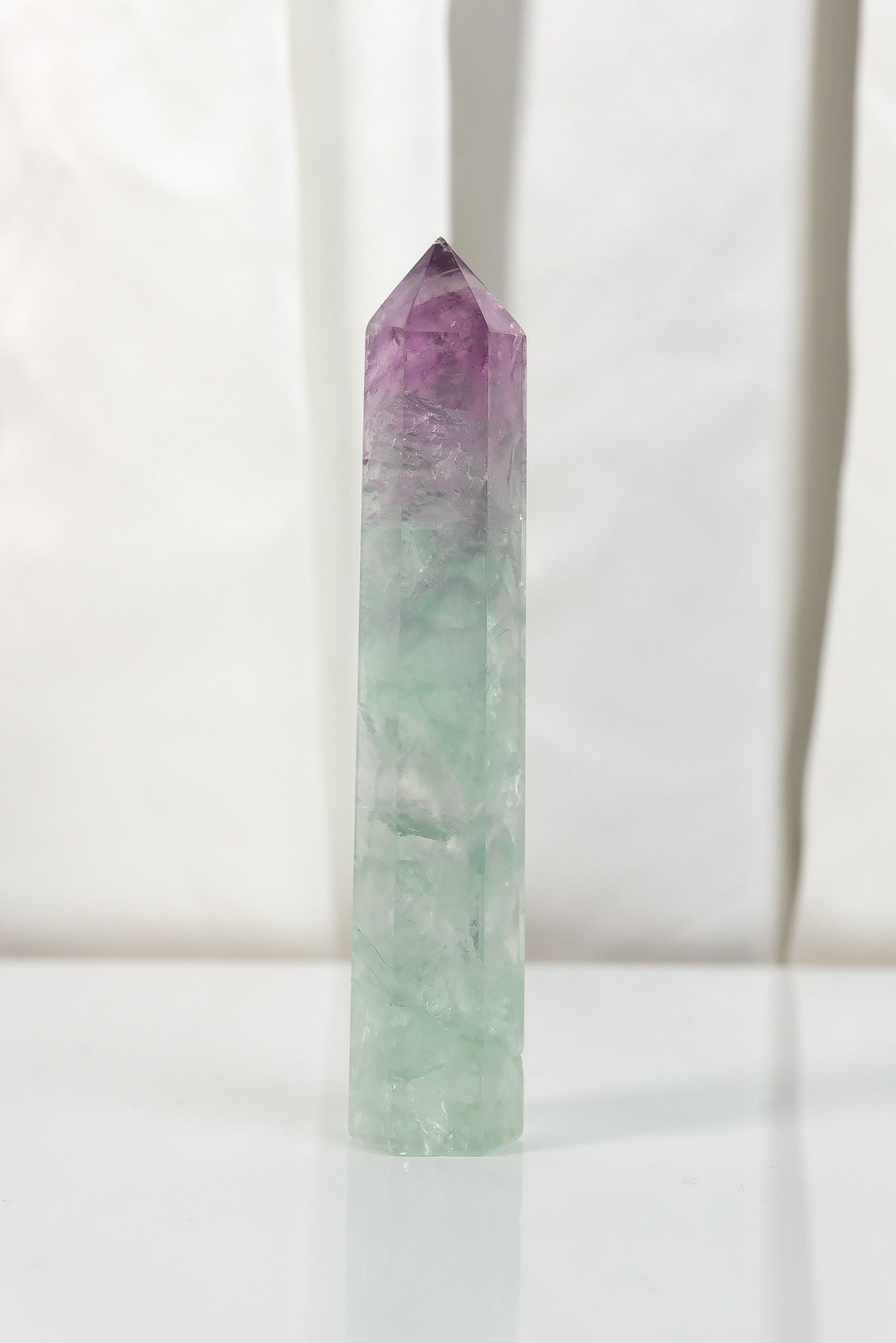 Watermelon Fluorite Tower