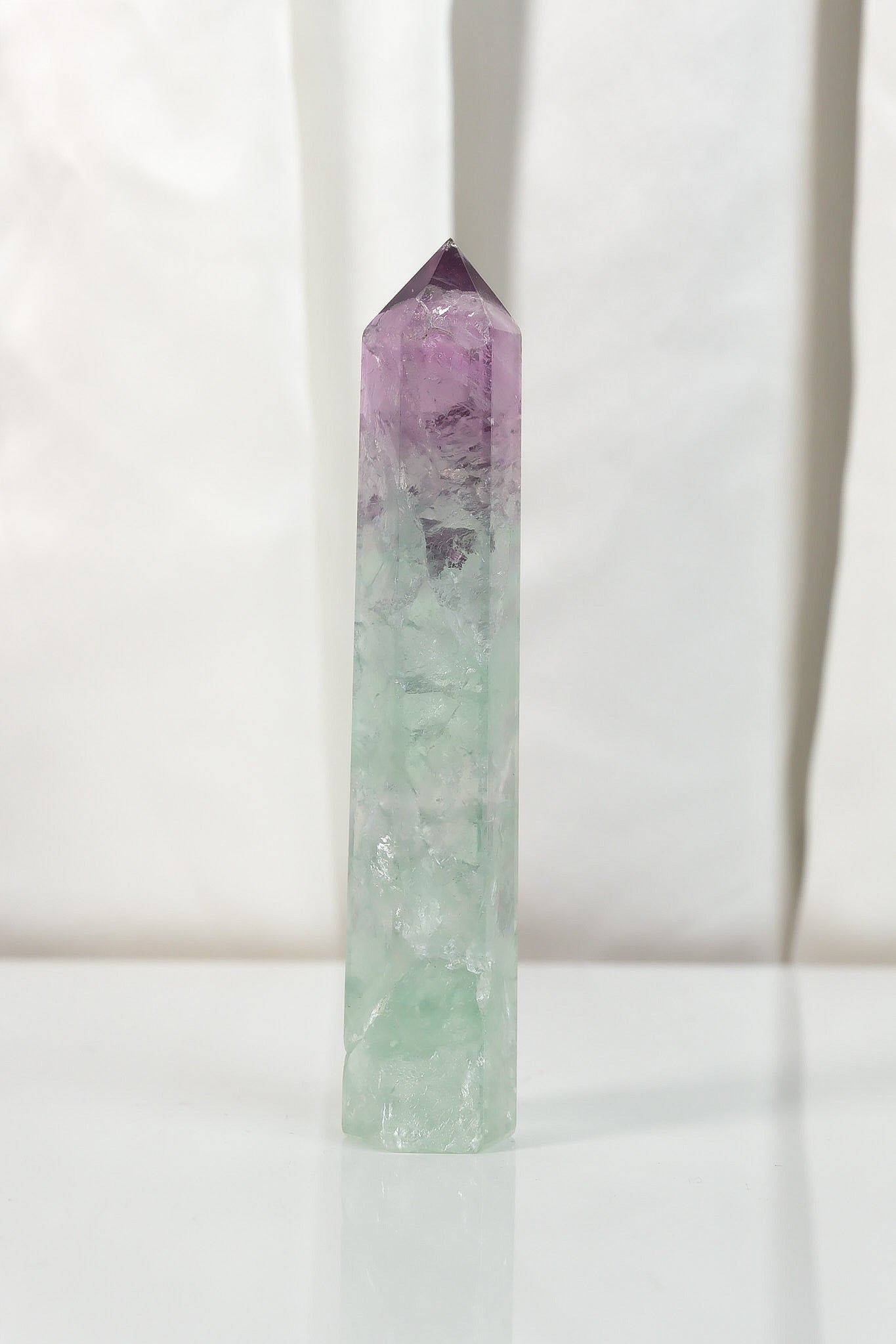 Watermelon Fluorite Tower