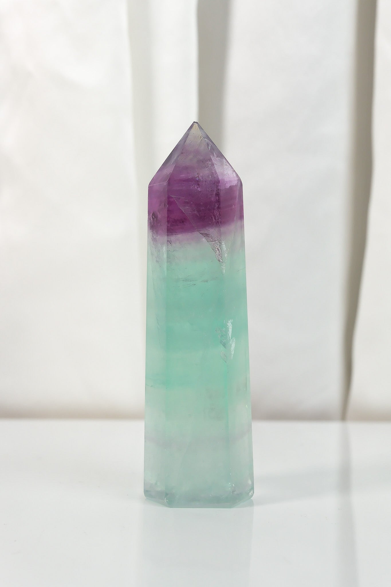 Watermelon Fluorite Tower
