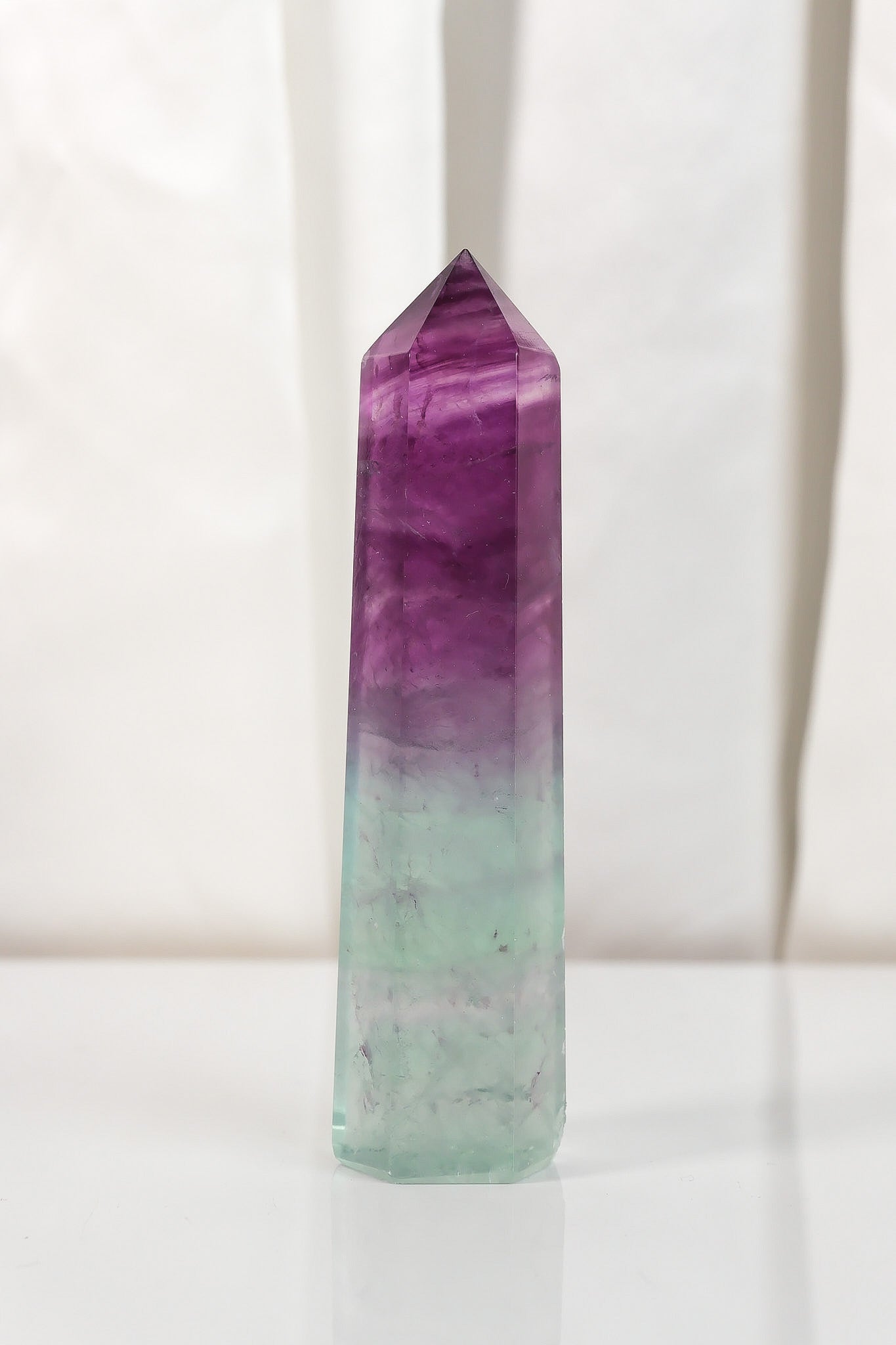 Watermelon Fluorite Tower