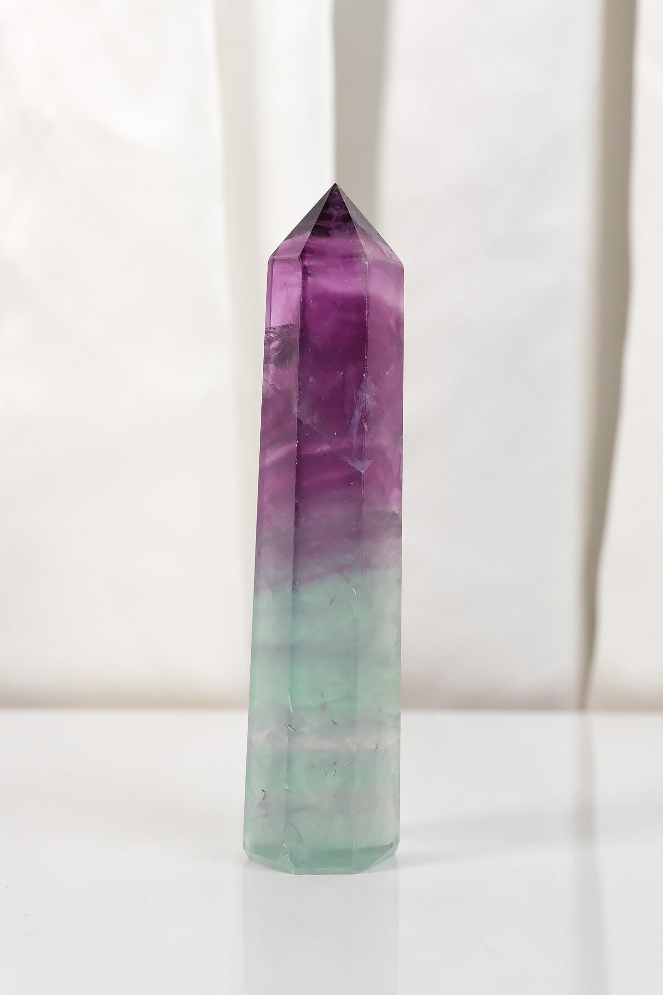 Watermelon Fluorite Tower