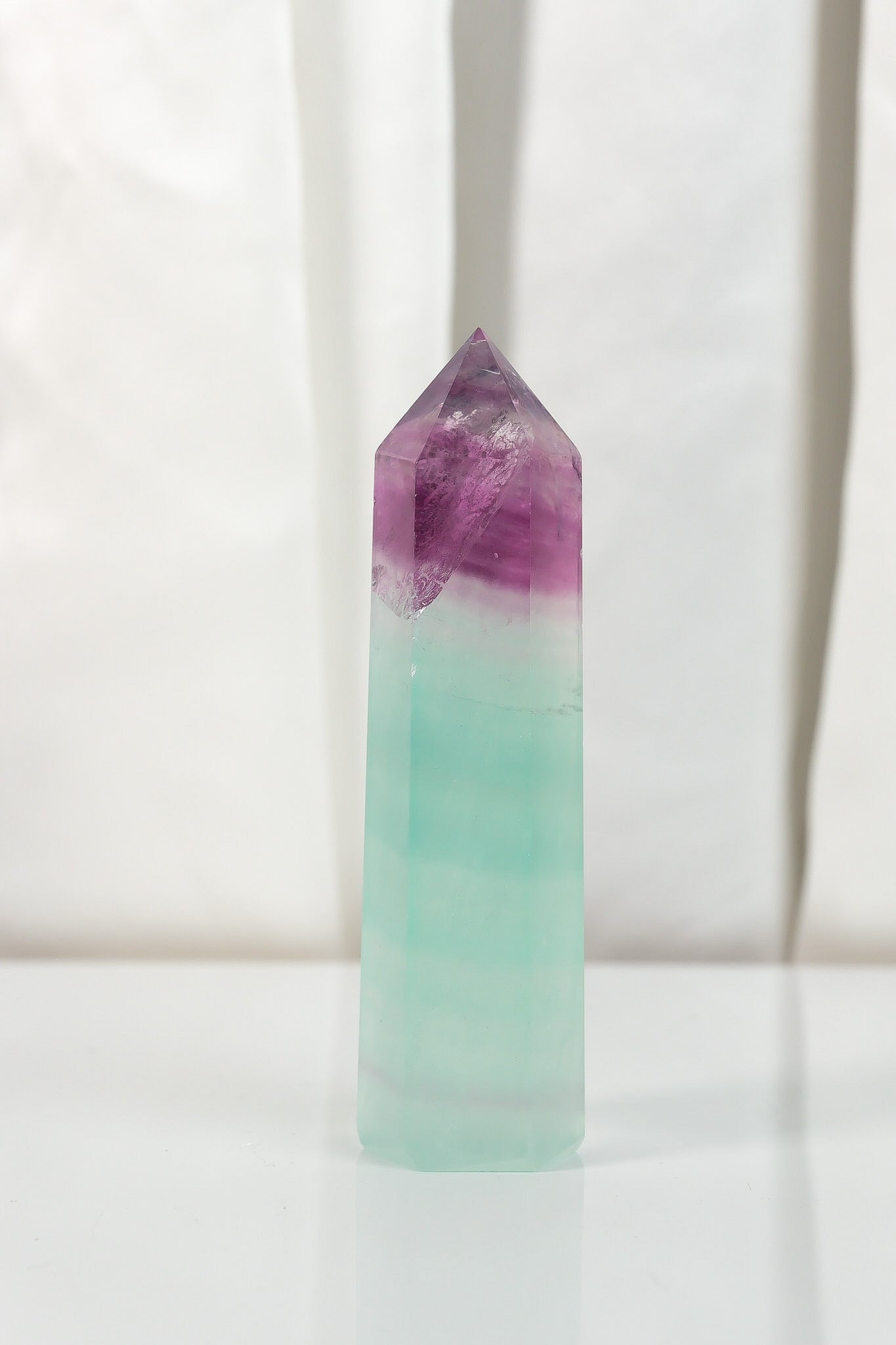 Watermelon Fluorite Tower