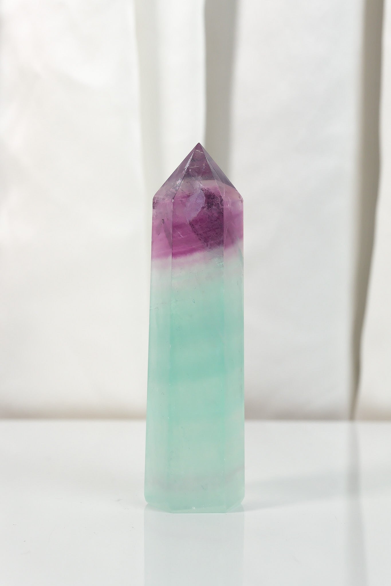 Watermelon Fluorite Tower
