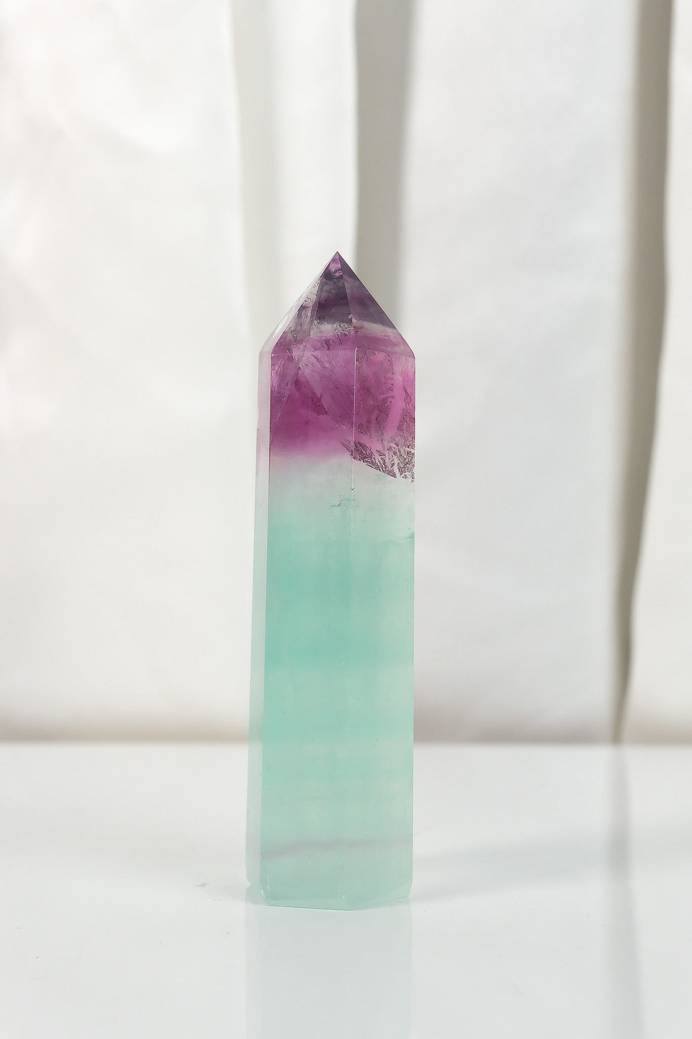 Watermelon Fluorite Tower