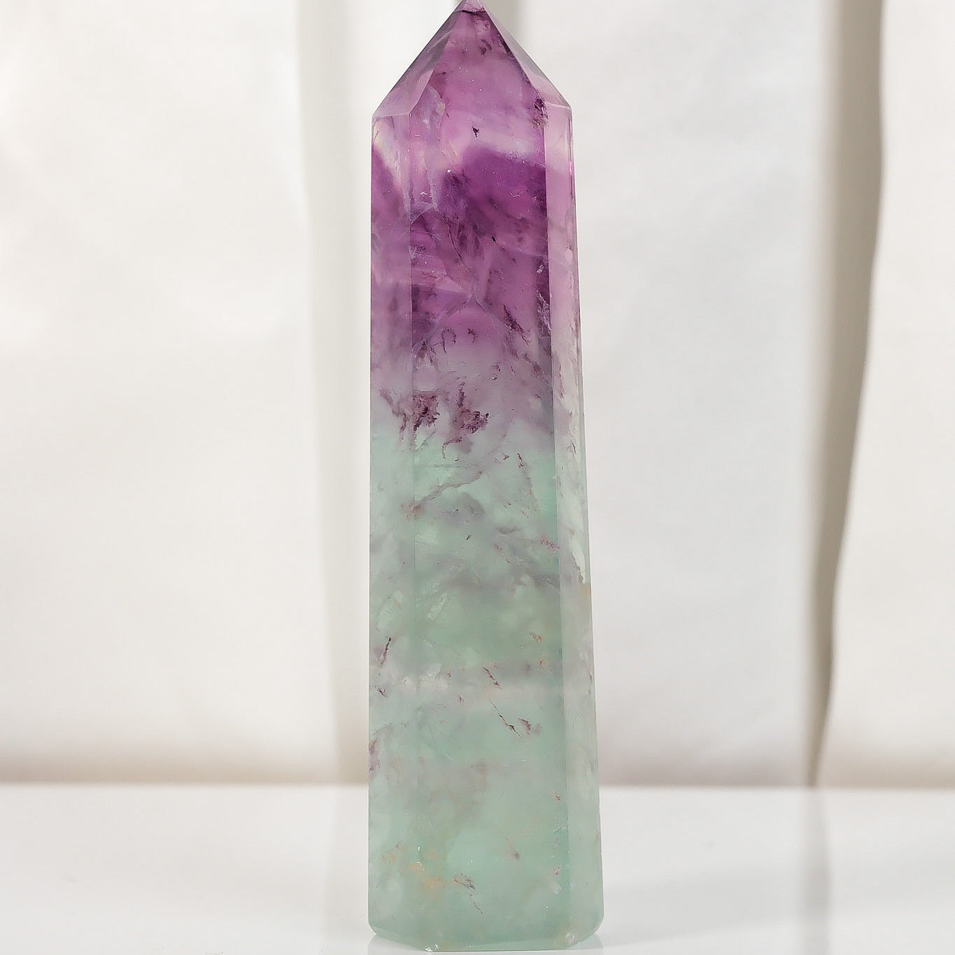 Watermelon Fluorite Tower