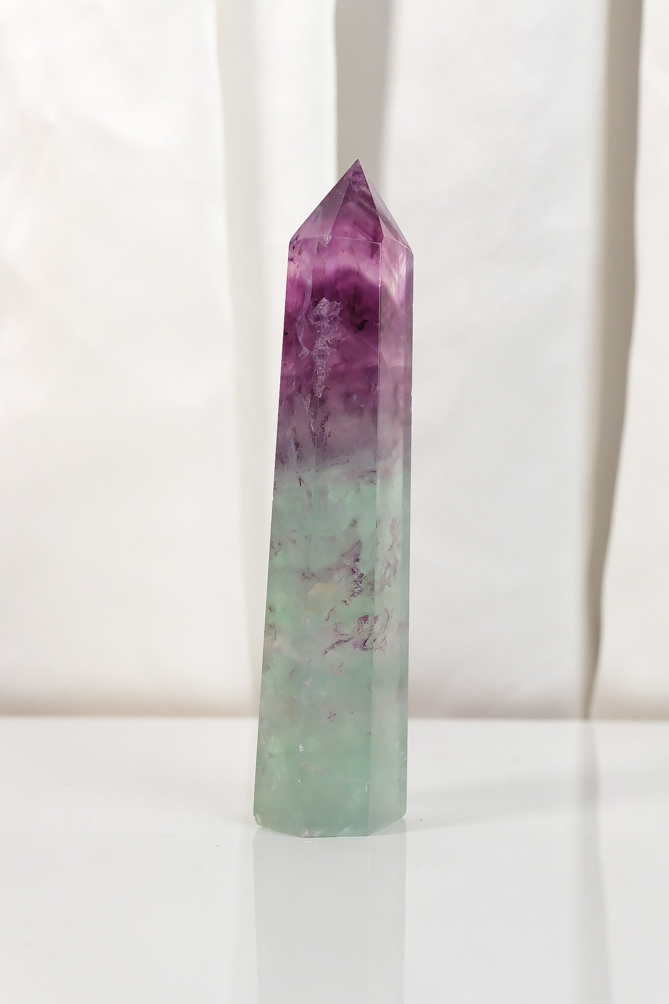 Watermelon Fluorite Tower
