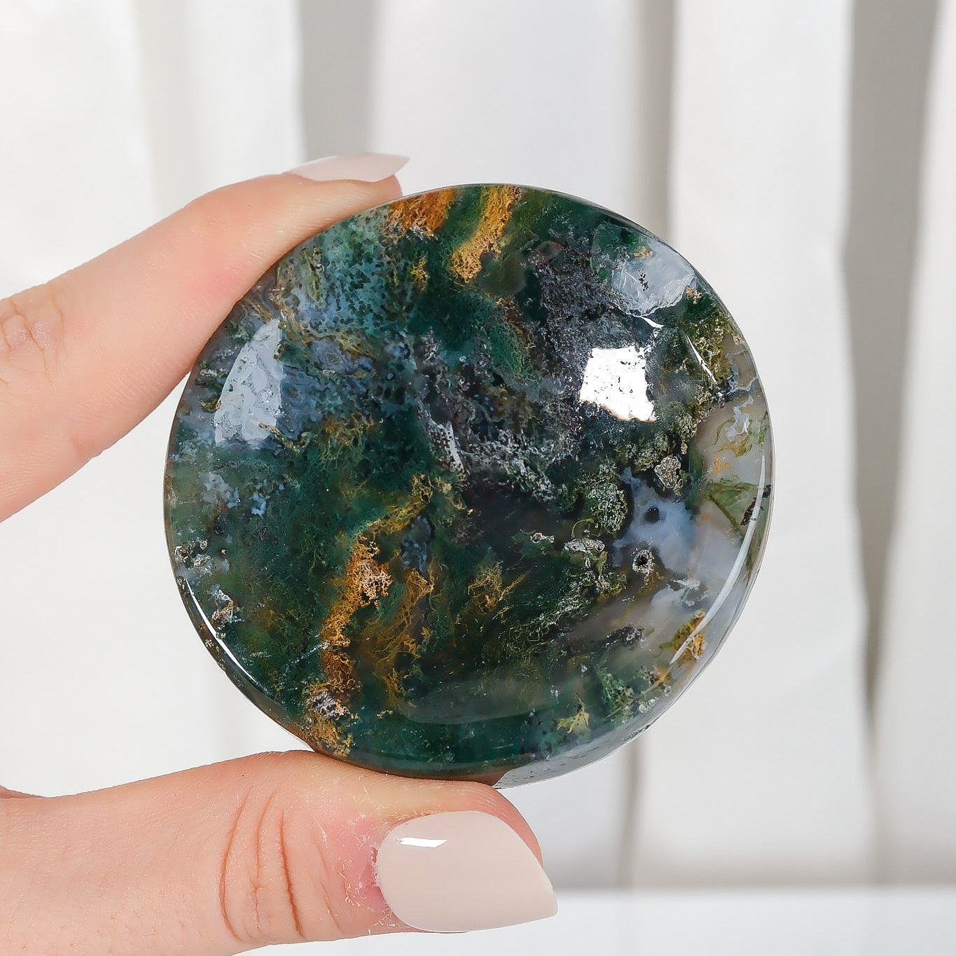 Moss Agate Bowl