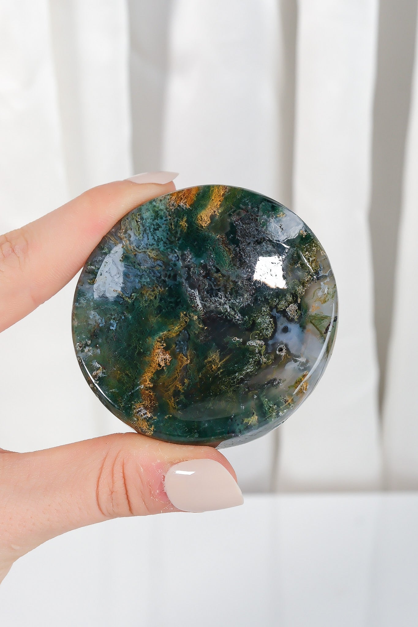 Moss Agate Bowl