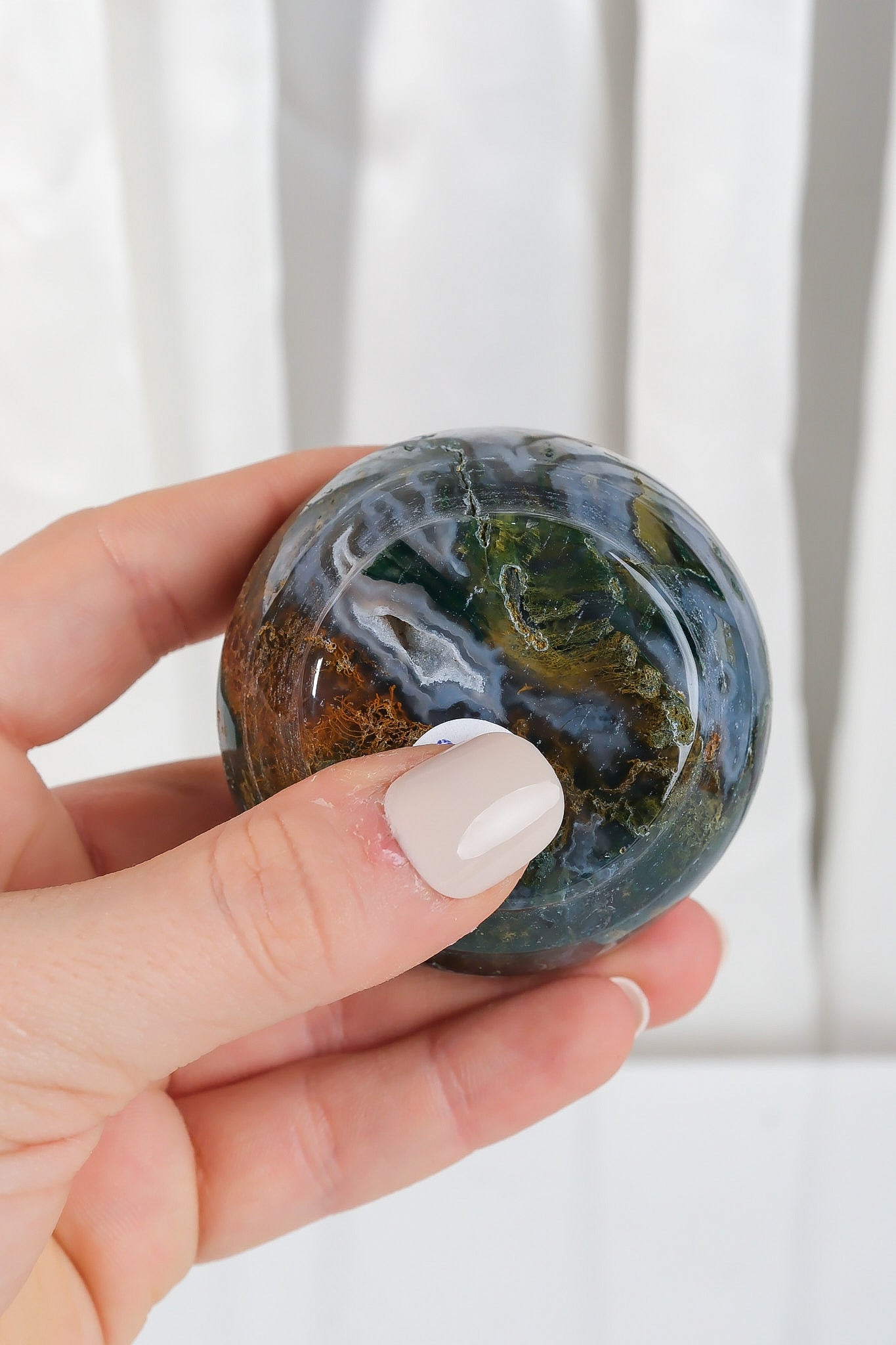 Moss Agate Bowl