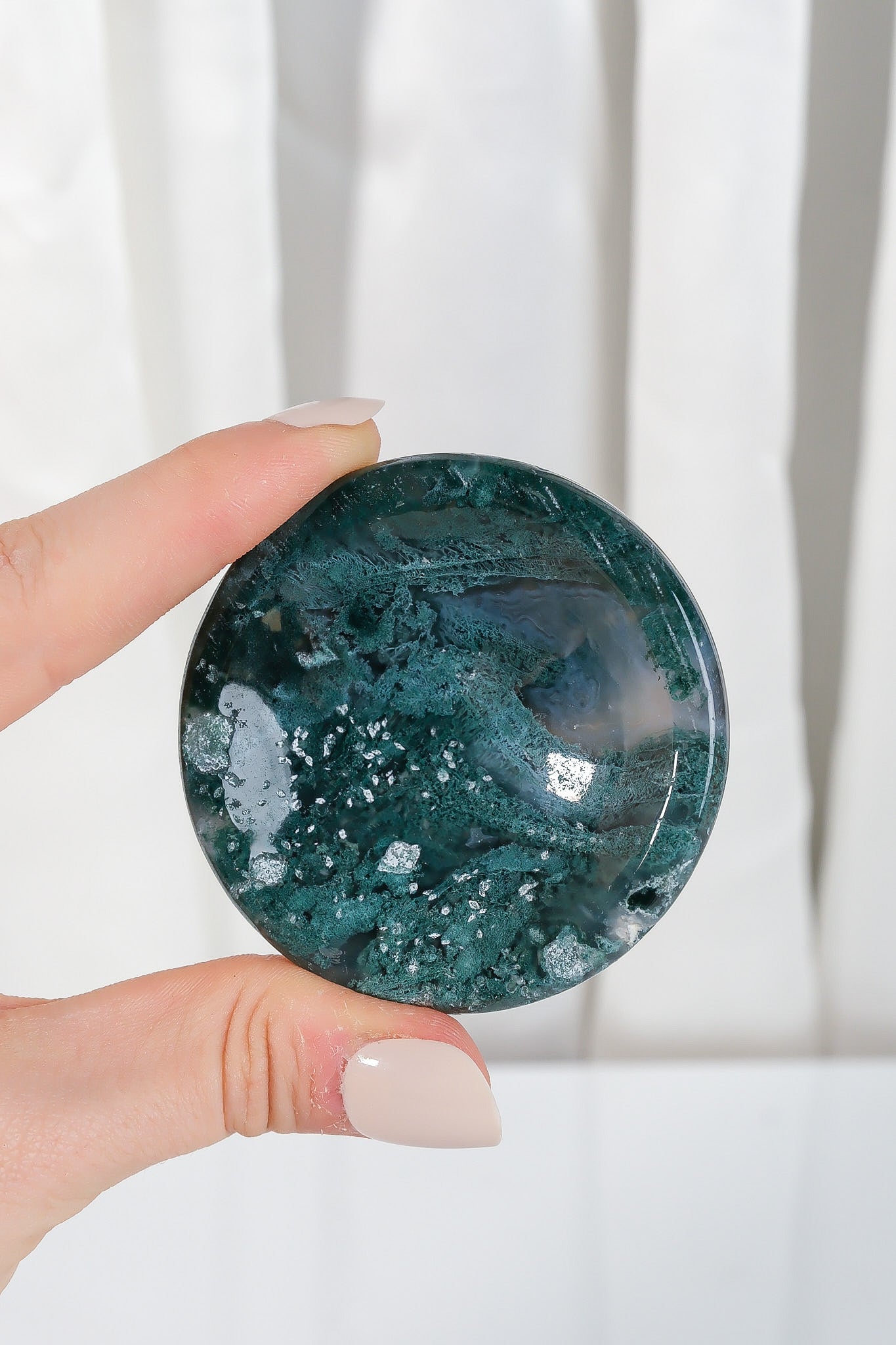 Moss Agate Bowl