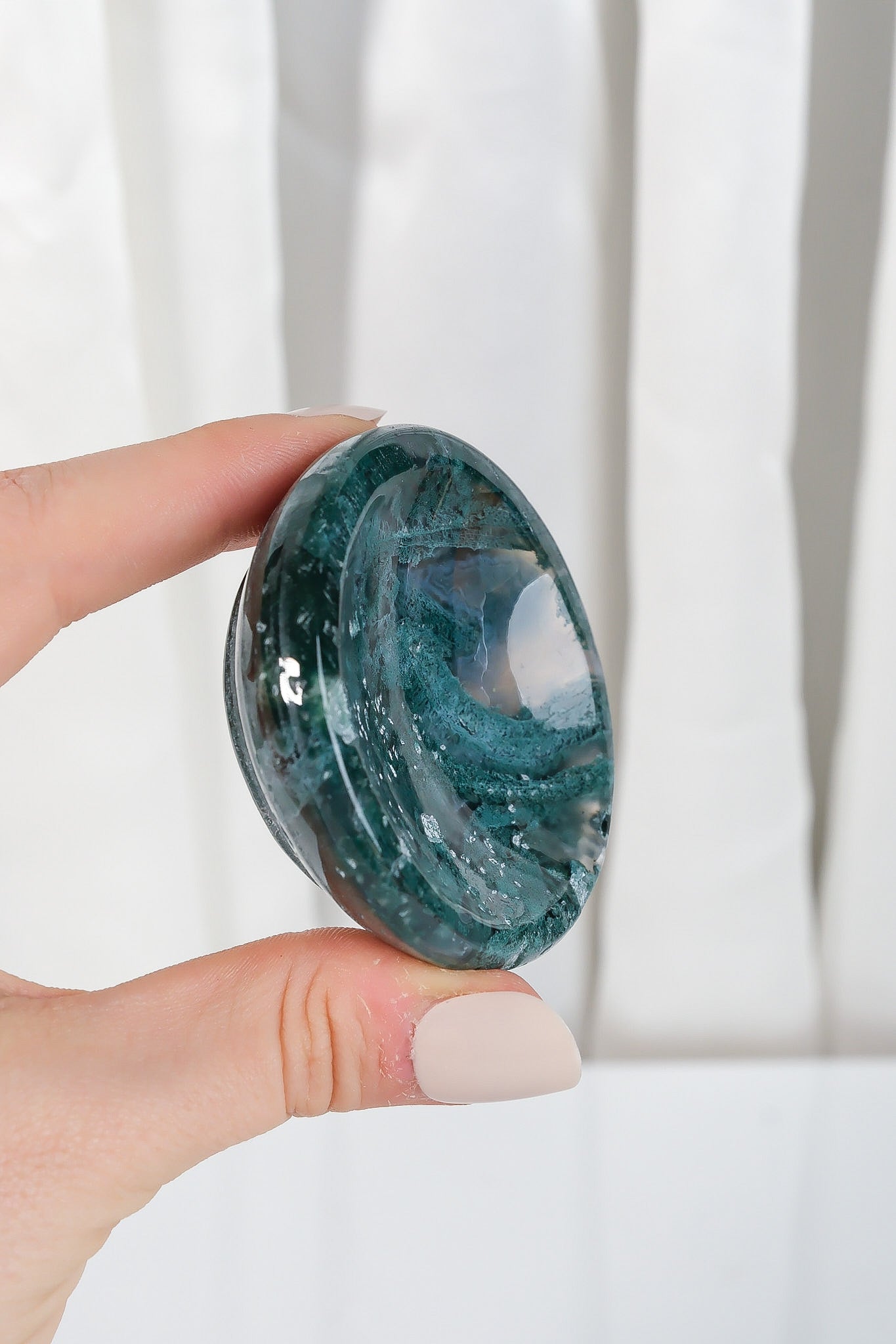 Moss Agate Bowl
