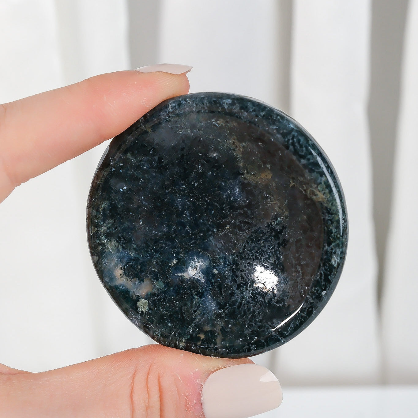 Moss Agate Bowl