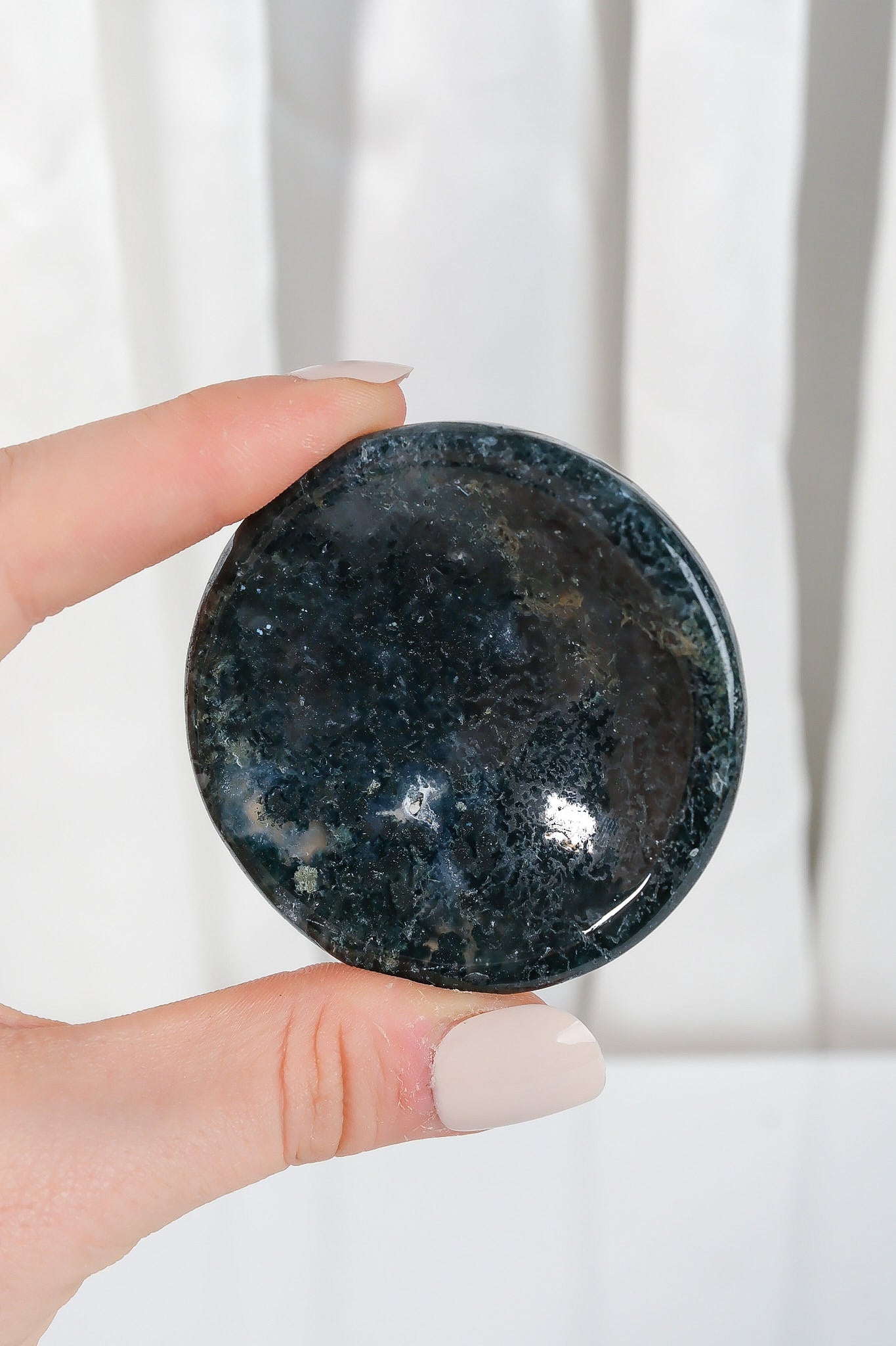 Moss Agate Bowl